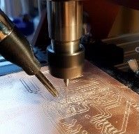 Gravure PCB sur CNC